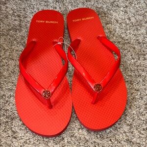 Tory Burch Vibrant Red Sandals